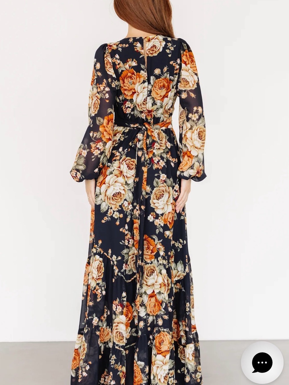 Johanna Maxi Dress in Midnight Floral - Picture 2 of 4